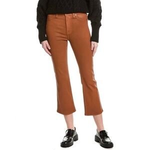 NWT 7 For All Mankind High Waist Slim Kick Jeans 28 Chocolate Color Denim Flare